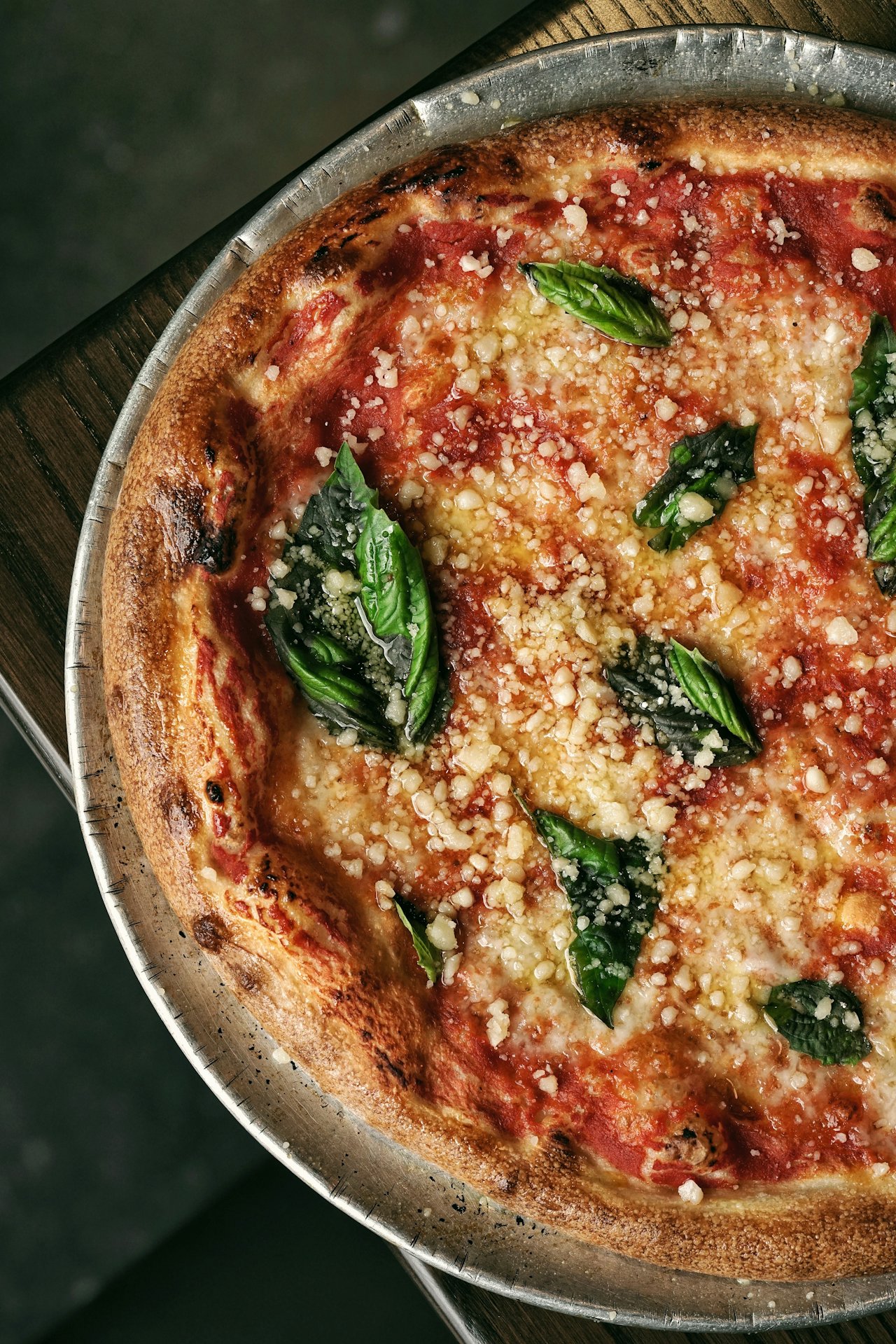 Pizza autoral com ingredientes especiais